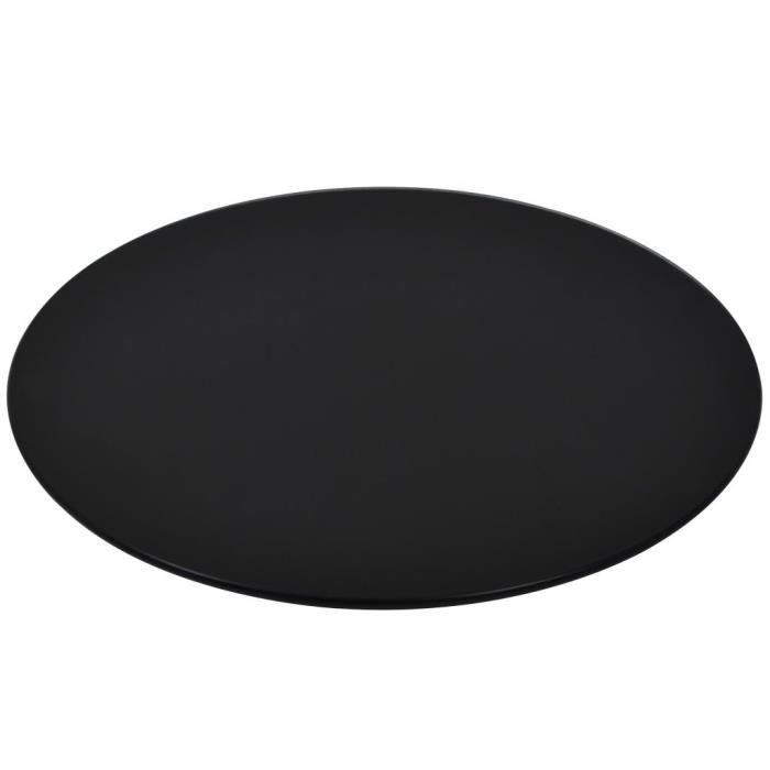 VidaXL Dessus de table rond Verre trempé 900 mm