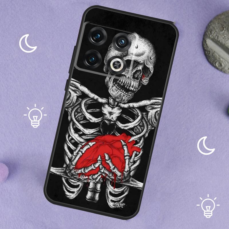 Trippy Skeleton Case For OnePlus 13T 10T 8T 10R 12R 13R 15 13 12 11 10 9 Nord 5 CE 2 3 4 Lite N20 N30 Cover
