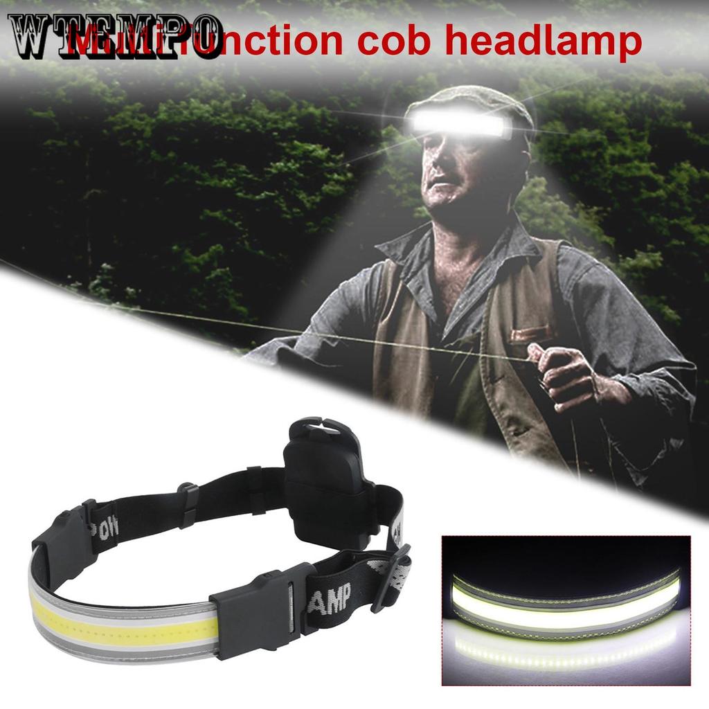 COB Large Floodlight Outdoor Camping and Mountaineering Maintenance Work Lamp Portable Sports Headlights