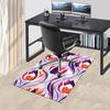 1pc Tulip Pattern Area Rug Soft Flannel Floor Mat for Living Room, Bedroom and Carpet, Sofa Coffee Table Floor Mat, Decorative Rug Q03