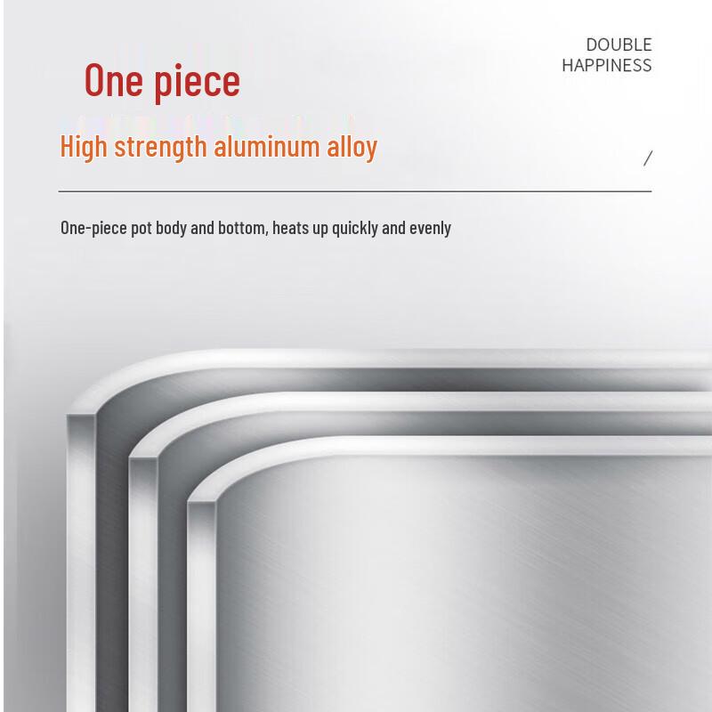 DOUBLEHAPPINESS Aluminum Alloy Pressure Cooker