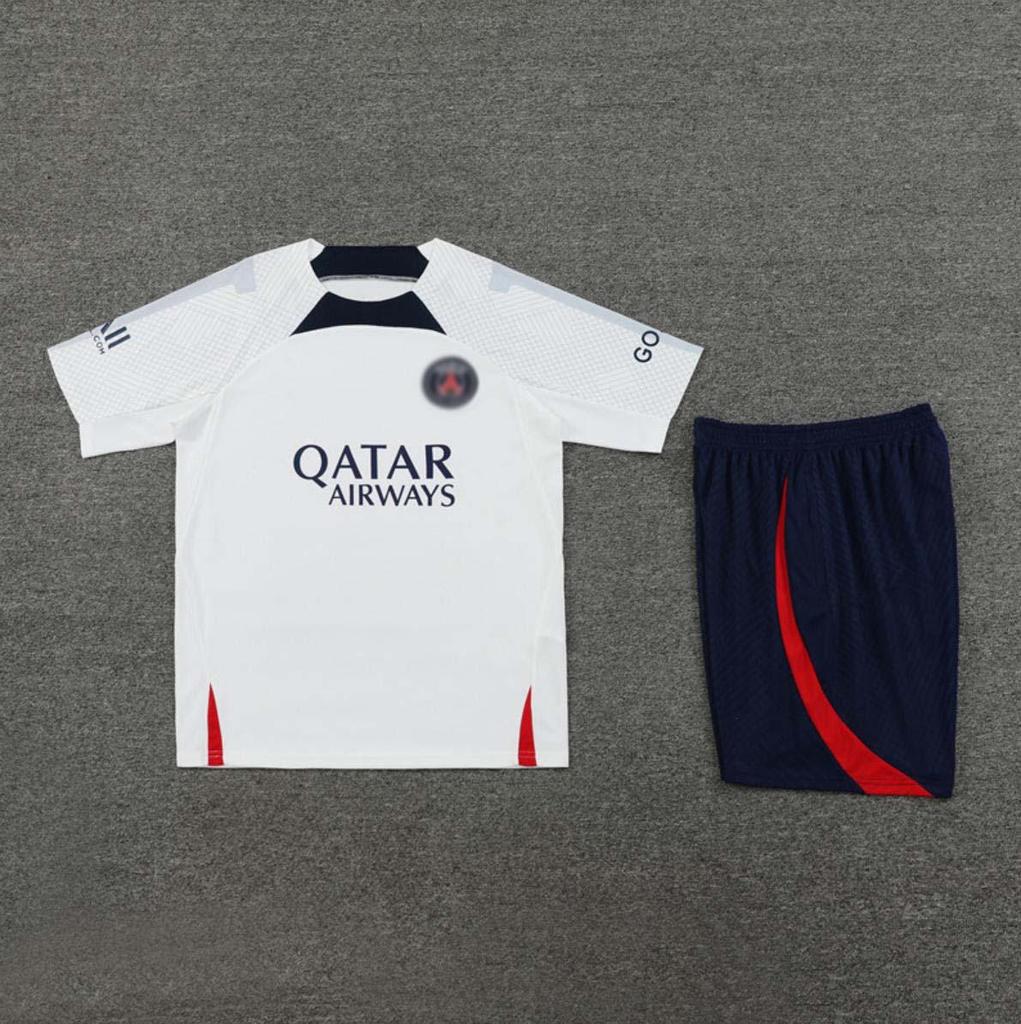 Gran Kit de Fútbol del Paris Club: Conjunto de Entrenamiento de Fútbol para Adultos y Niños con Camiseta y Pantalones Cortos