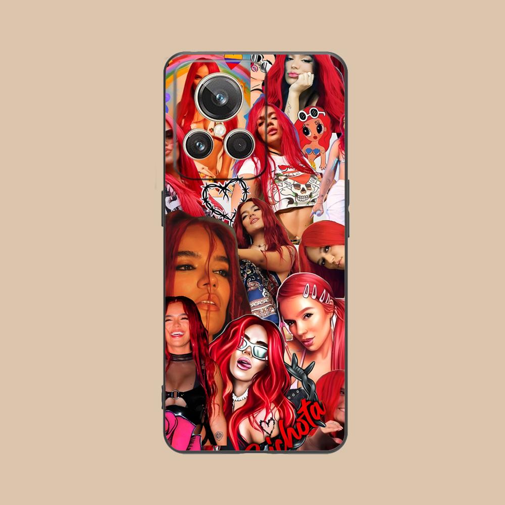 Karol G Latino Mobile Cell Phone Case for Realme GT 8 Neo Pro C75 73 71 C67 65 C55 53 C35 31 C20 15 Colorful Printing Cover