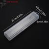 (YOUU06)3Pc Clear Portable Toothbrush Storage Box Modern Plastic Breathable Travel Toothbrush Storage Box For Travel Acessory