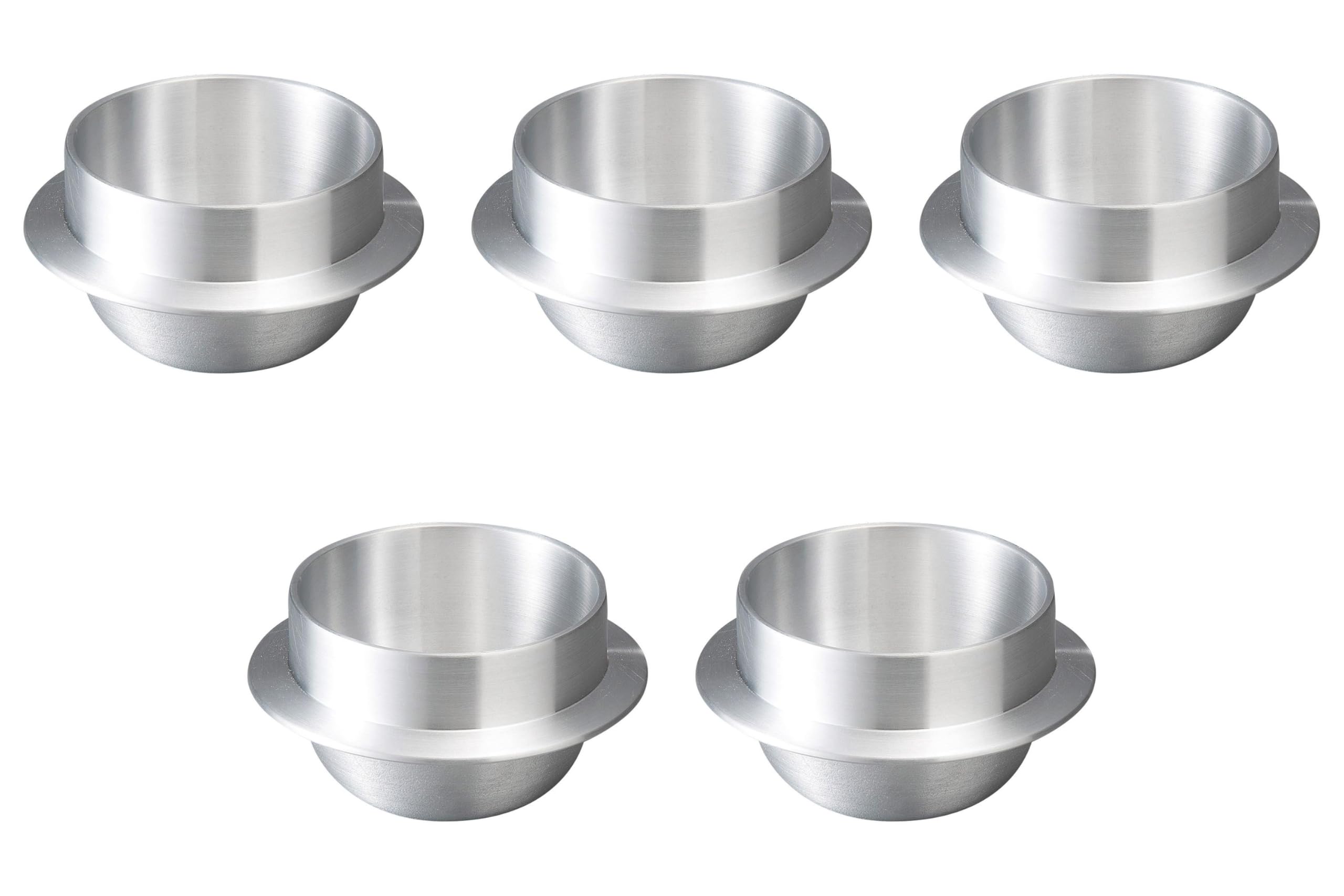 

Набор из 5 алюминиевых чайников с белой отделкой x Алюминиевый Setomonohonpo 0,7 чашки, [15.1 (11,8) 6,7 (6) см] Чайники, белый