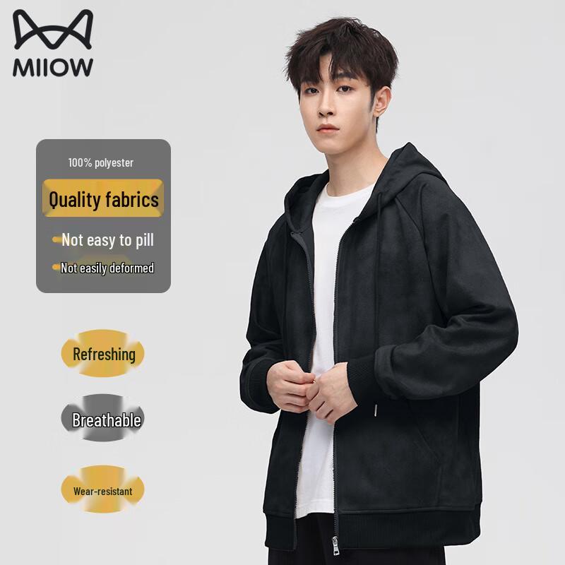 

MiiOW Men s Hooded Camouflage Zip-Up Sweatshirt L