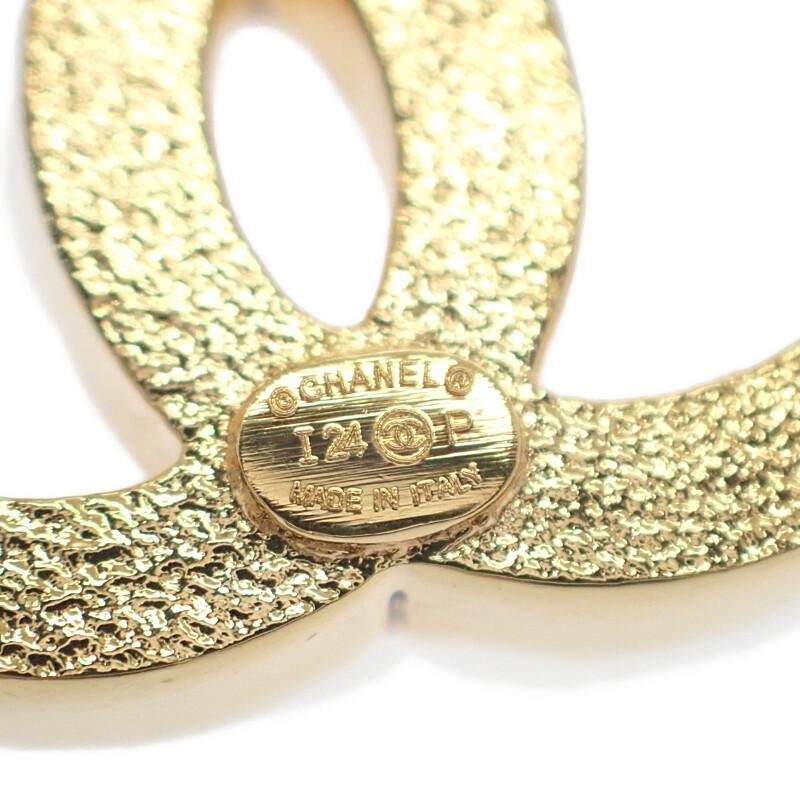 Chanel ABC741 Pierce metal dourado Mulher