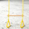 Adjustable Trapeze Swing Gym Bar with Rings Ergonomic Sensory Play Equipment Adults Backyard Playground Outdoor indoor Fitnes