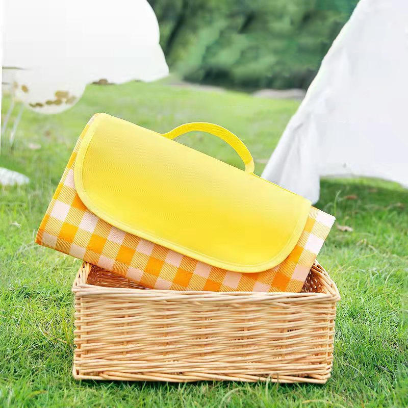 Picnic Blanket Beach MatPortable Travel Outdoor Indoor Family BBQ 150x200cm 200x200cm Sandproof Waterproof Camping Blanket