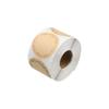 500Pcs/roll Adhesive Label Sticker Kraft Paper Sticky Labels Kraft Paper Sticker  Gift Packaging
