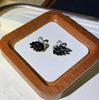BLINGBAY New Women's Earrings Elegant Black Swan Crystal Earrings Women's Simple Versatile Personalized Alloy Earrings Modern Jewelry Gifts