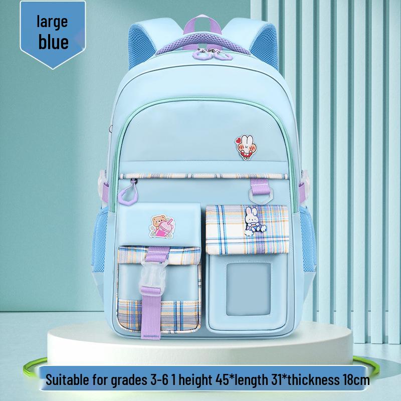 „Ultralehká školní taška s ochranou páteře pro dívky ze základních škol (Třídy 3-6)"