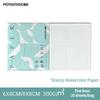 POTENTATE Watercolor Paper Fine Lines Stamp Postcard Ticket Stub Portable Paper Sketching Painting Art Supplies 20Sheets 300g