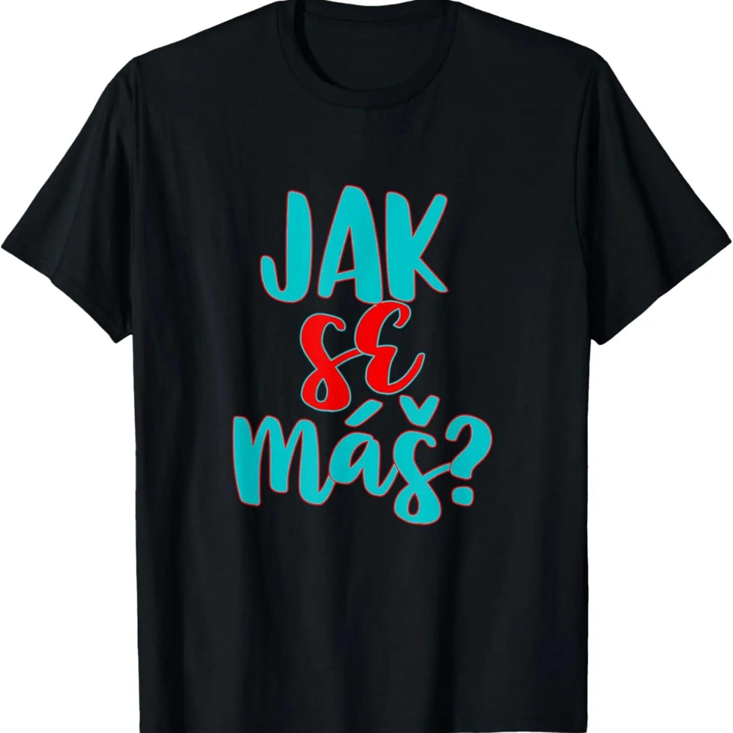 Czech Republic Texan Texas Pride Jak Se Mas T-Shirt S чёрный