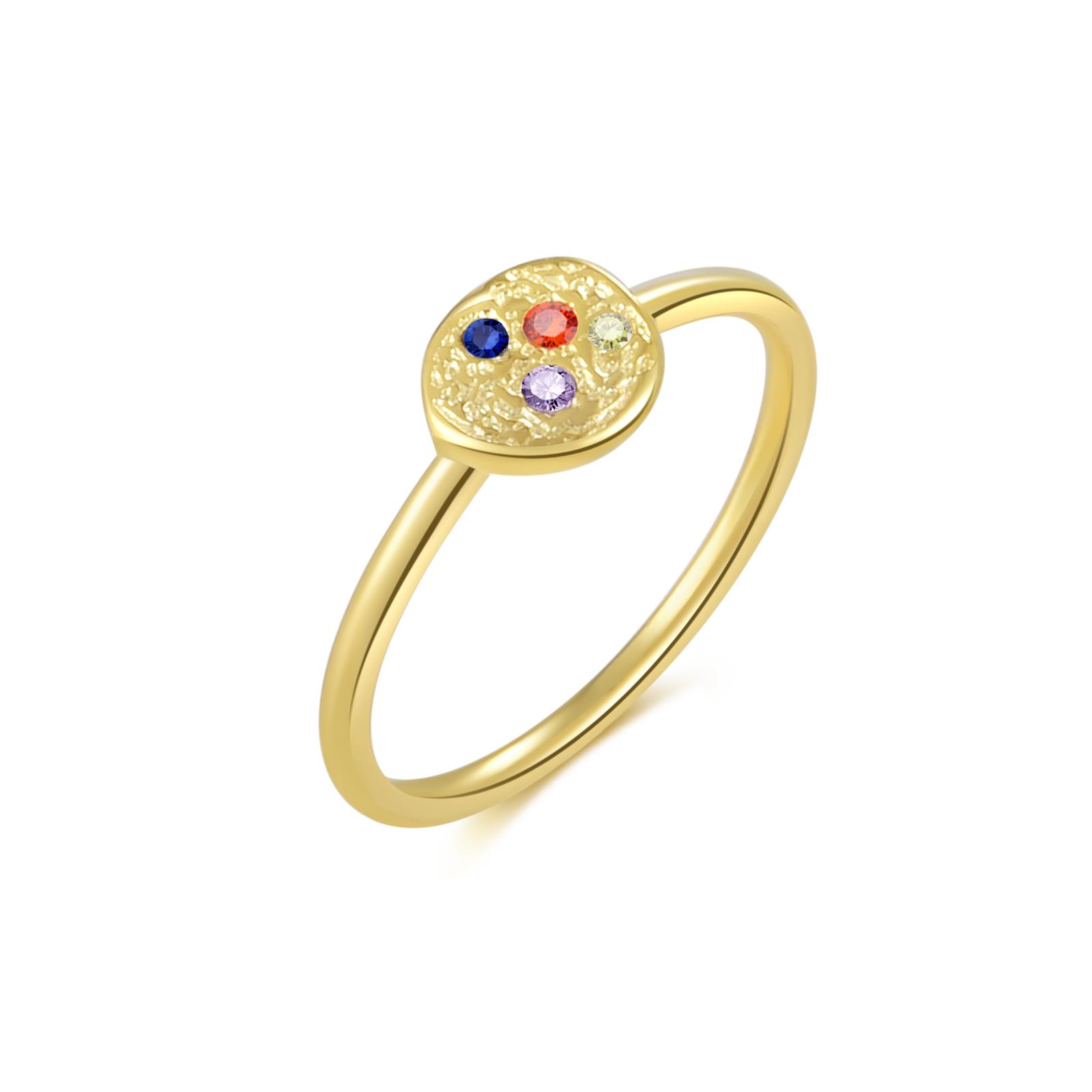 

ANDYWEN 925 пробы серебряные монеты циркон Радужные кольца 2023 женские роскошные висячие тонкие рок-панк классические изящные ювелирные изделия 8