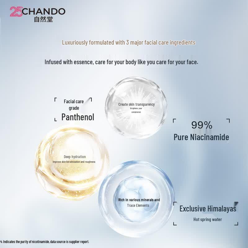 CHANDO Niacinamide Fragrance Shower Gel 400g