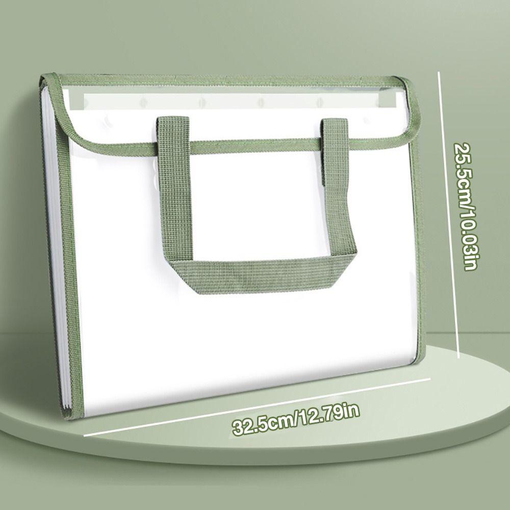 Waterproof A4 File Folder 13 Pockets Archive Bag Fashion File Bag Students