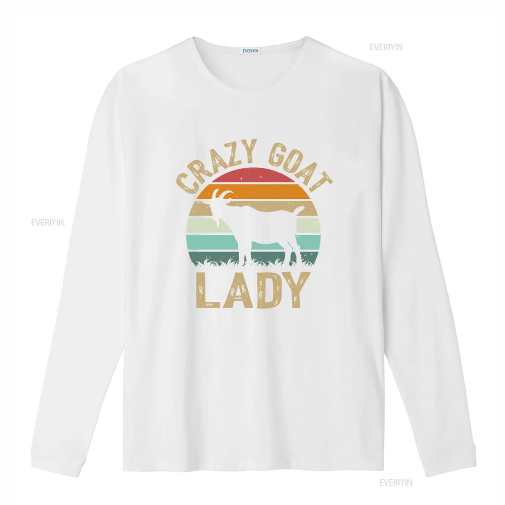 Crazy Goat Lady T Shirt Lover Funny Animal Cotton for Farm Enthusiast Mom vintage Washed Breathable Slightly Soft graphic