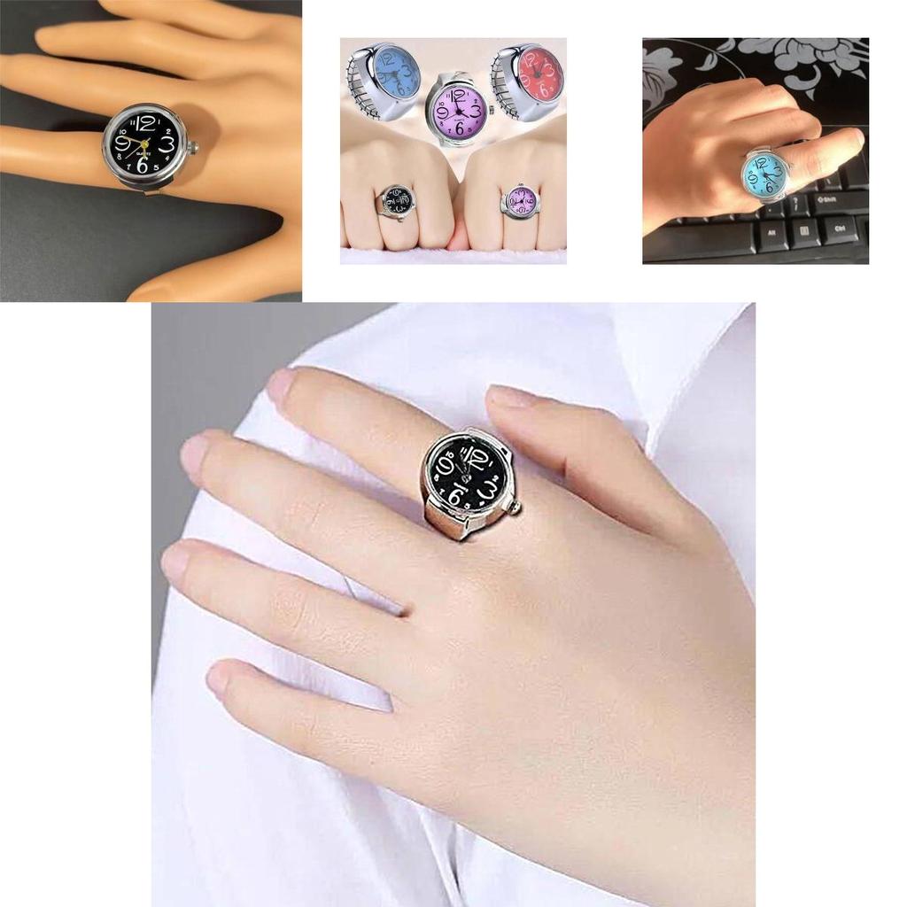 Stylish Couple's Finger Watch With Unique Design Quartz Movement For Trendy Individuals