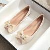 Summer New Women Shoes Leather Peep-toe Sandals Casual Bowknot Boat Shoes Fashion Slip-on Loafers