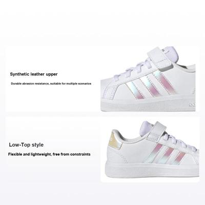 Grand Court 2.0 Little Kid White Iridescent Kids Sneakers Cloud-White GY2327