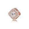 Rose Gold Series 925 Silver Cake Butterfly Cattle pendant Charm Bead Fit Bracelet Jewelry For Annversary Gifts
