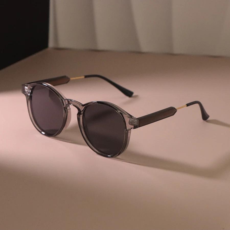 Vintage Round Sunglasses Women Men Fashion Retro Sun Glasses Female Male Designer Shades Mirror Outdoor Punk