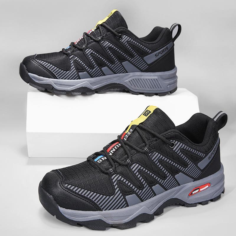 New hiking shoes men's large size 47 breathable non-slip outdoor cycling shoes travel camping off-road hiking shoes