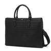 Leather Briefcase Gray Check Dbba5f250g3