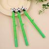 Lovely School Panda Bamboo Gel Pen Student Soft Glue Cute Study Kawai Stationery High Looking Exam Question Creative Signature