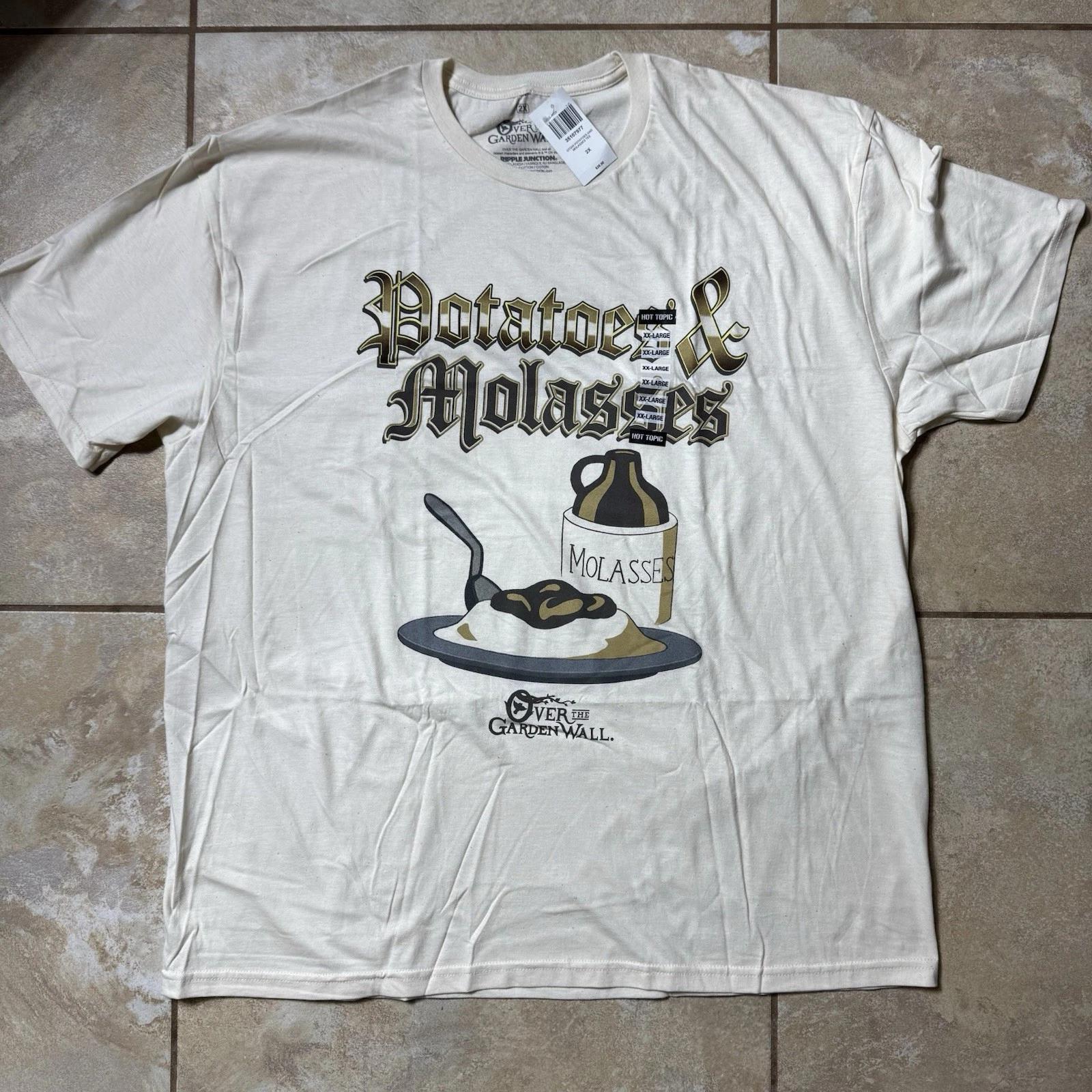 

Over The Garden Wall Potatoes & Molasses T-Shirt 2XL New With Tags 4XL