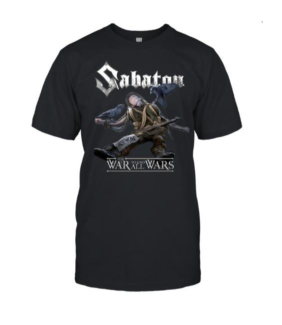 The War to End All Wars T-Shirt – Sabaton Unisex Historical Metal Merch