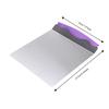 Stainless Steel Cake Transfer Tray Food-Grade Remover Pizza Transfer Tray Rectangle Handle Moving Plate Bakery Catering