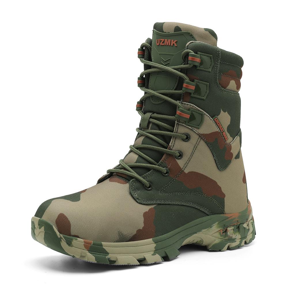 New Men Tactical Boot Military Hiking Shoes Plus Size Boot Motorcycle Climbing Shoes Training Waterproof Desert Brand Ankle Work