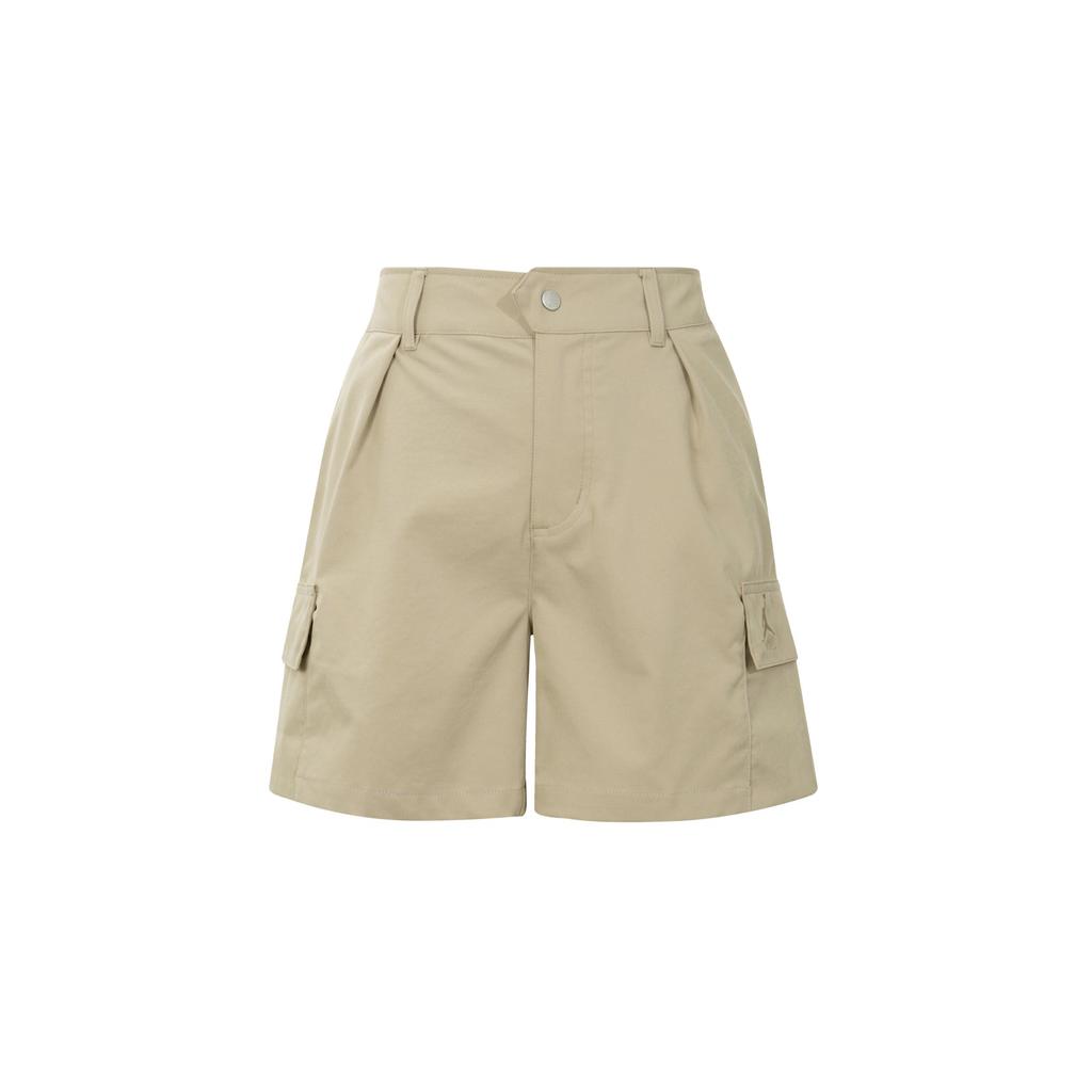 Nike SS24 Woven Fitness Training Solid Color Sports Casual Shorts Women Shorts Khaki FN5682244