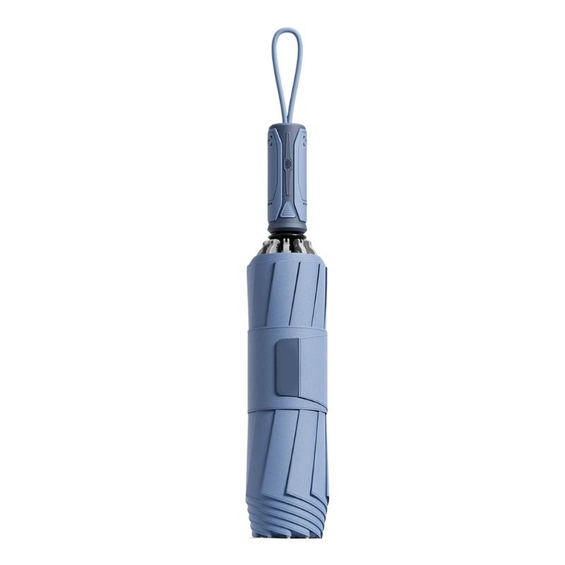 Automatic Stormprevent Umbrella With Simple Open Large Canopy Wind Resistant For Heavy Rain Prevent And Reverse Folding