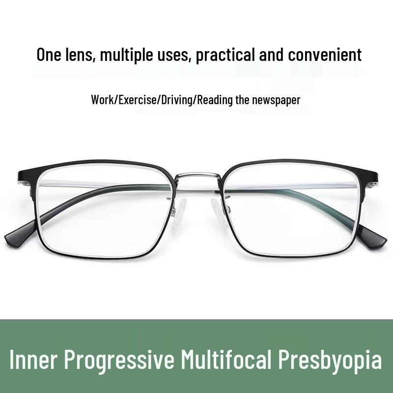 Ultralight HD Bifocal Progressive Anti-Blue Light Reading Glasses