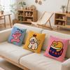 Happy D-Dog Cushion Cover Comfortable Reversible Pillow Cover Ideal for Car Sofa Bedroom & Beyond