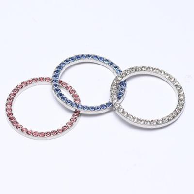 Sparkling Automotive Ignitions Switches Decors Elastic Clip On Designs Decorative Suitable for Most Vehicles