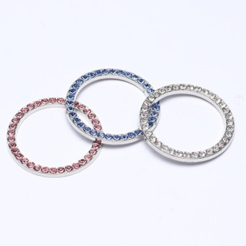 Sparkling Automotive Ignitions Switches Decors Elastic Clip On Designs Decorative Suitable for Most Vehicles