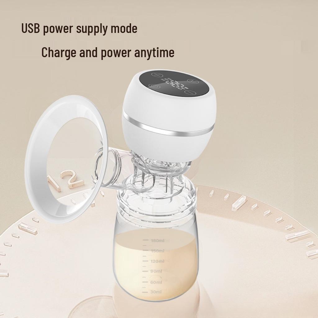 Smart Electric Breast Pump: All-in-One, Silent, Painless, Large Suction, Milk Collector & Postpartum Massager