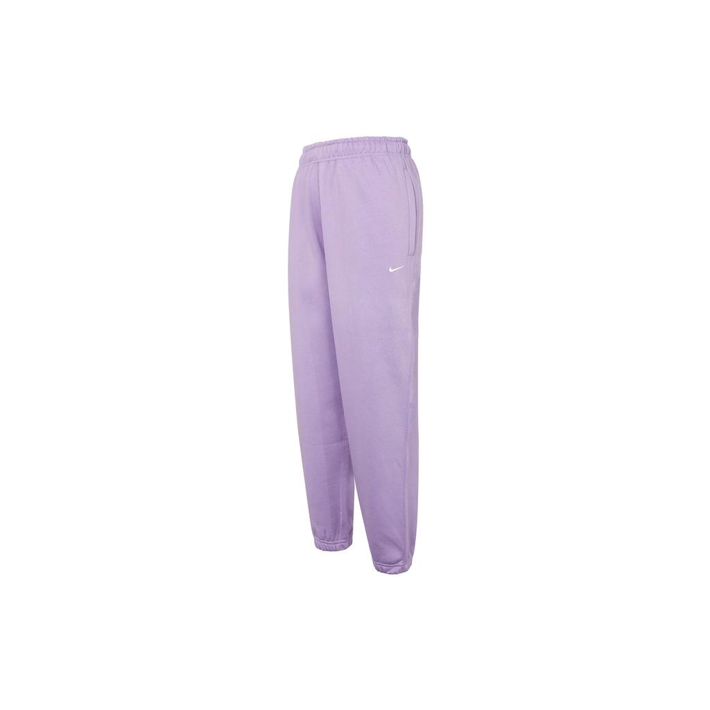 Nike Embroidered Small Logo Casual Sports Joggers Men Bottoms Purple DA0330-563
