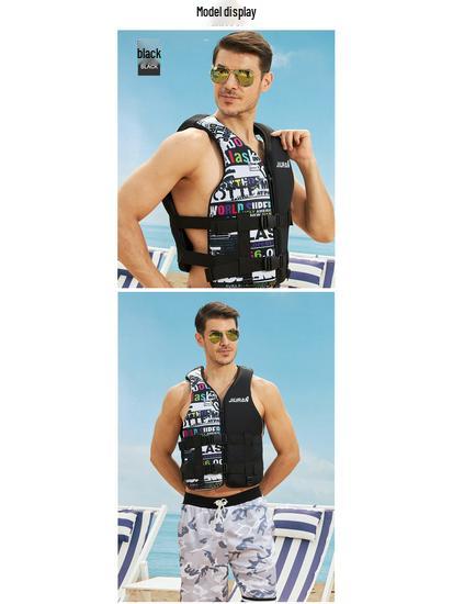 Легкий рибальський жилет для дорослих: Дихаючий, Портативний, Рятувальний жилет з поясним ременем для літнього водного рятування