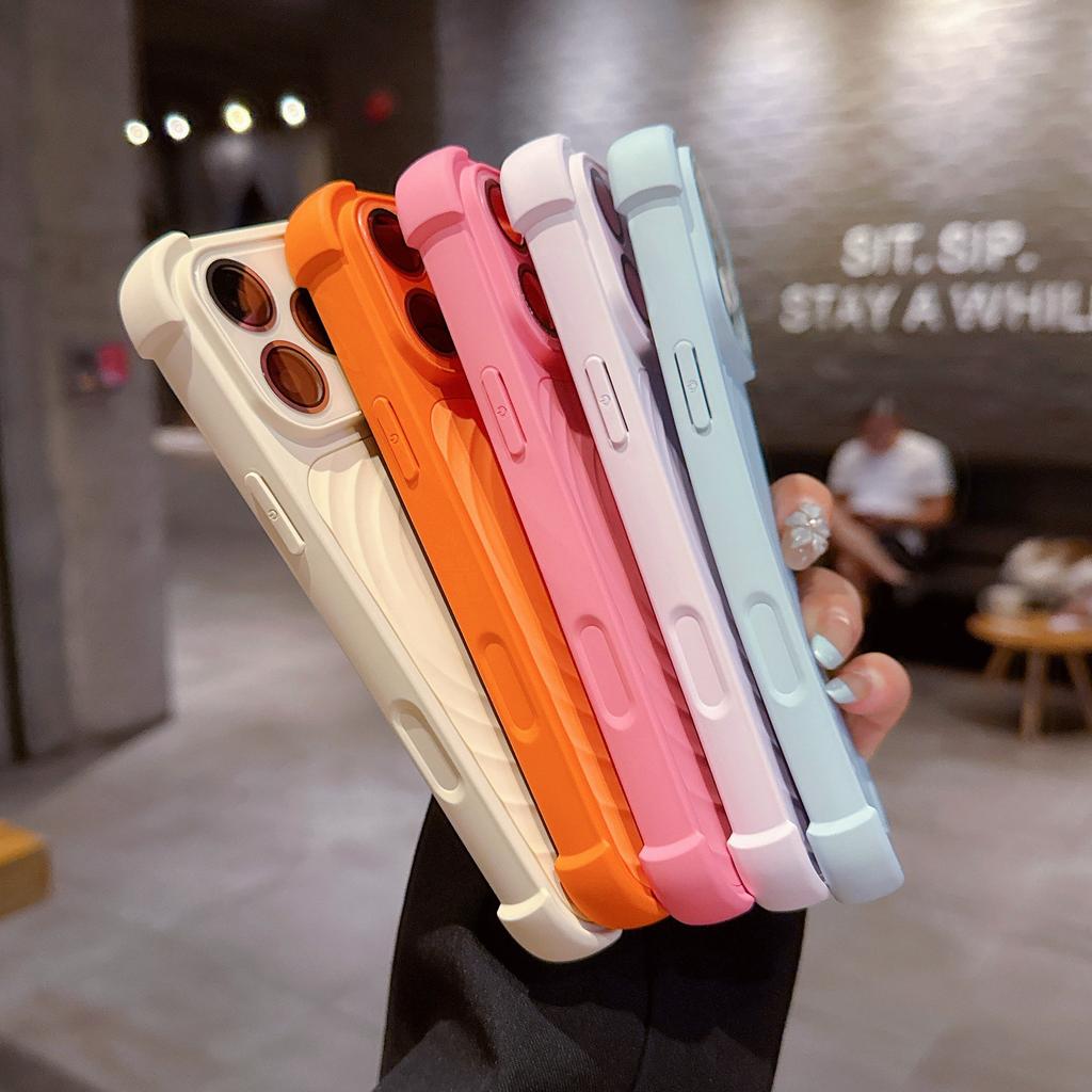 Ripple Magnetic Suction Large Window, Suitable for iPhone17Pro Mobile Phone Case, Anti-drop Four Corners, Apple 16 All-inclusive Protective Case