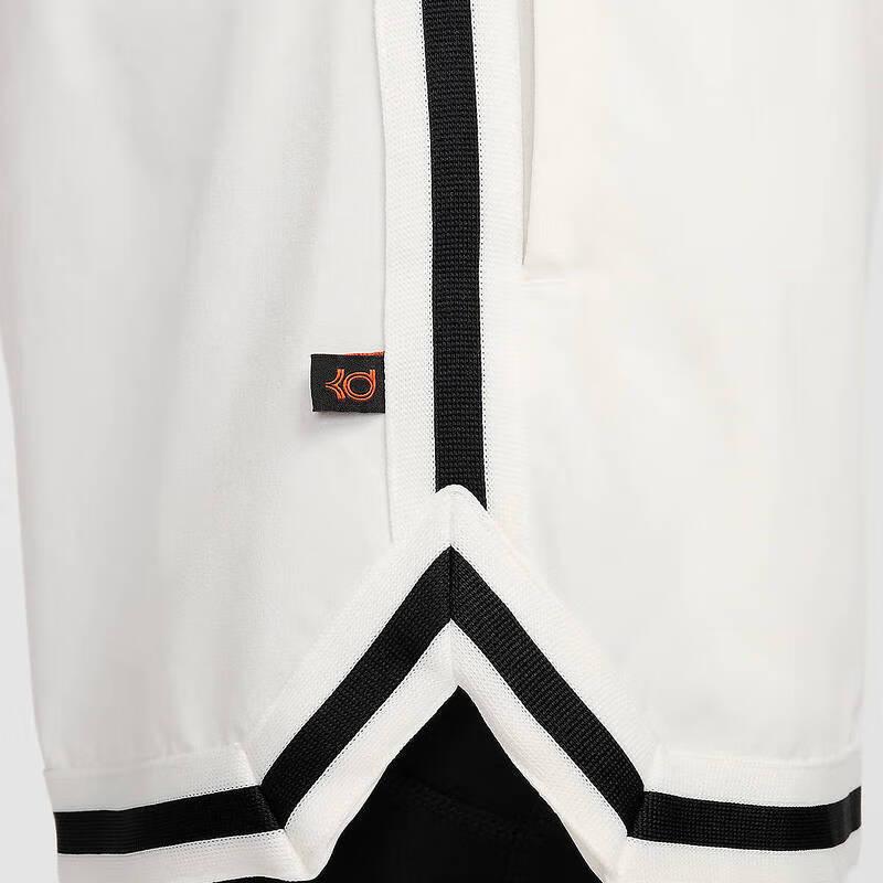 Nike Color Block Elastic Breathable 2-In-1 Casual Basketball Pants Men Bottoms White FN8097-133
