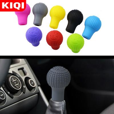 Manual Silicone Gear Shift Head Knob Cover MT Shift Knob Covers Sleeves Case Skin Protector Car Styling