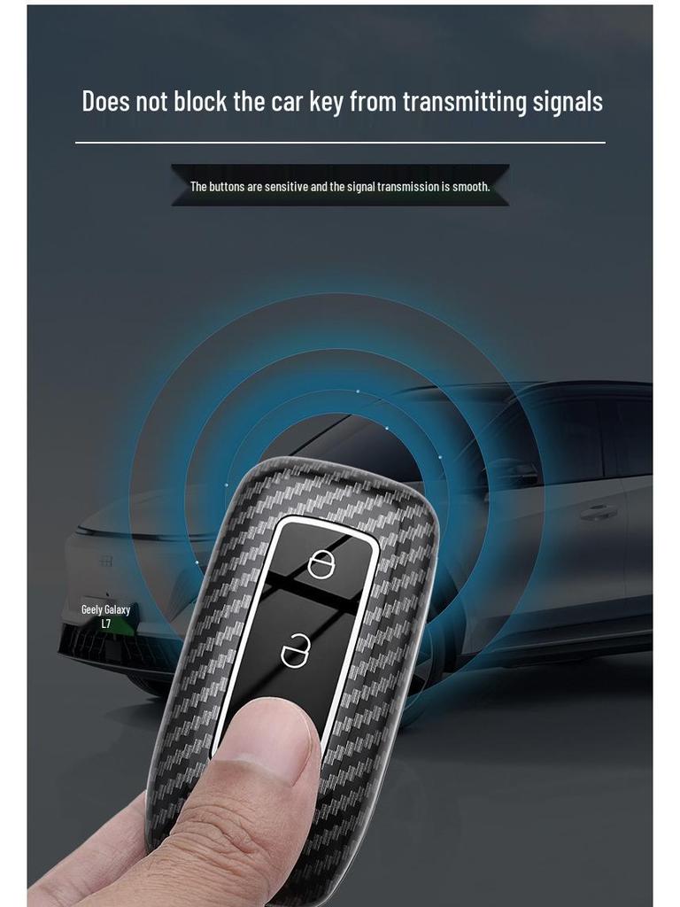 Geely Galaxy Car Key Case for L6, A7, E8, E5, L7 Starship, M9 Starlight Models