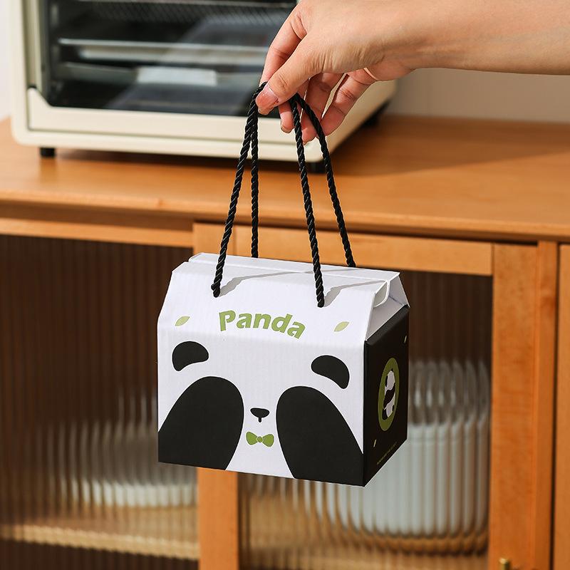 Panda Ceramic Water Cup Mug Holiday Gift Set High-Precision Cartoon Coffee Cup Birthday Gift Souvenir