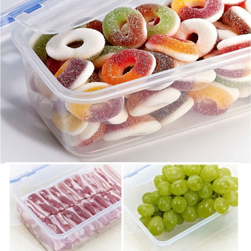 3 Stück/Los Küchenbehälter Soße Lebensmittelbox Frischobst Snacks Aufbewahrung Gesunde Plastikbox Lunchbox