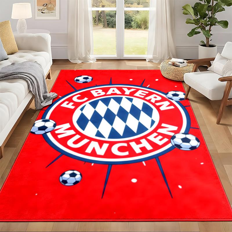 FC Bayern München Kobercový rohožka do předsíně pro obývací pokoj nebo ložnici Ochranná podložka pod židli Kancelářská dekorace Vánoční dárek Dárek k narozeninám